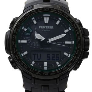 CASIO PRO TREK PRW-S6100Y-1JF Black Resin/Stainless Steel Men's Watch